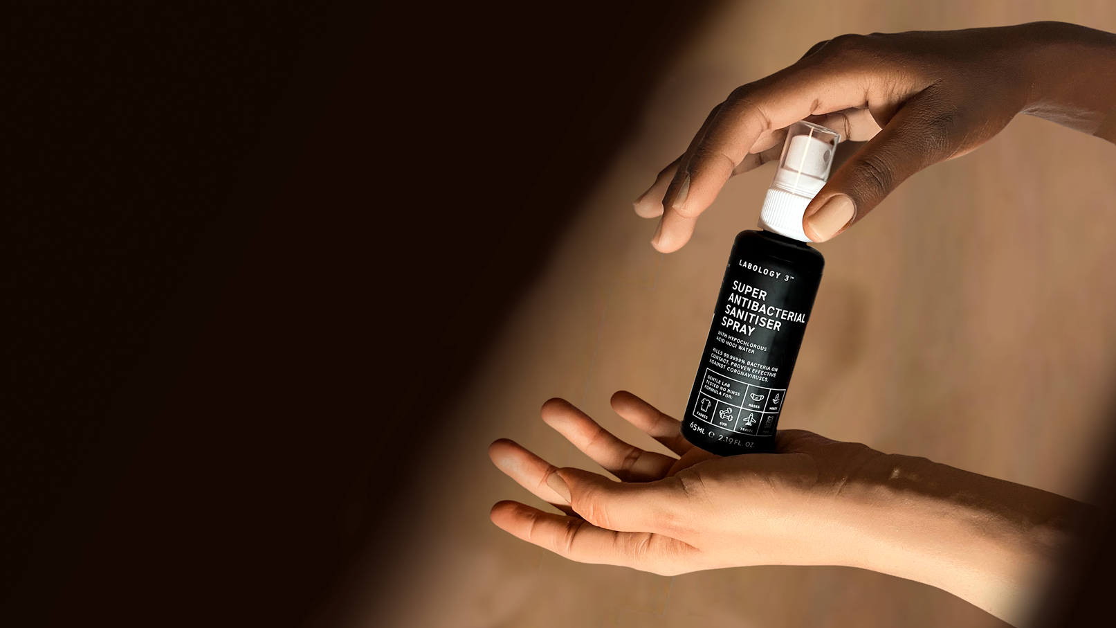 Labology 3 Hygiene Hypoallergenic Cleansing Water for nail and cuticle prep disinfectant