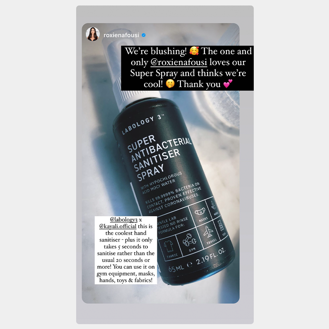 Labology 3 Customer review by Mindset Coach Roxie Nafousi